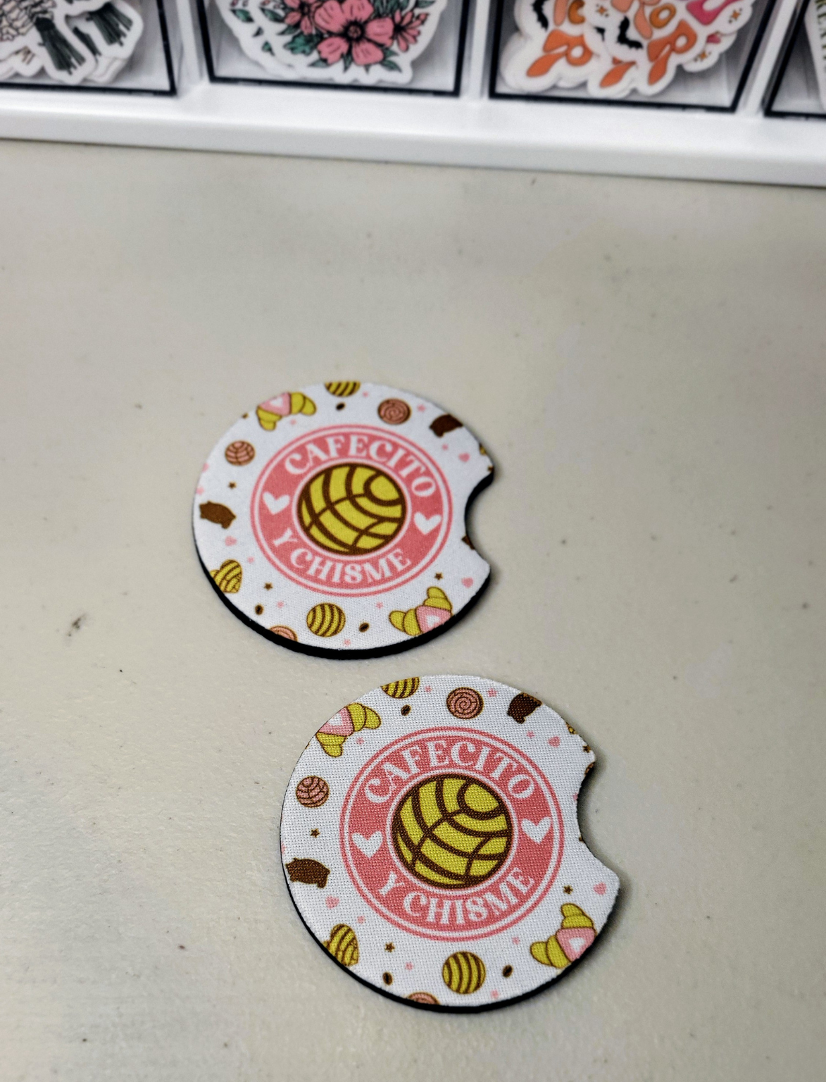 Cafecito Car Coasters