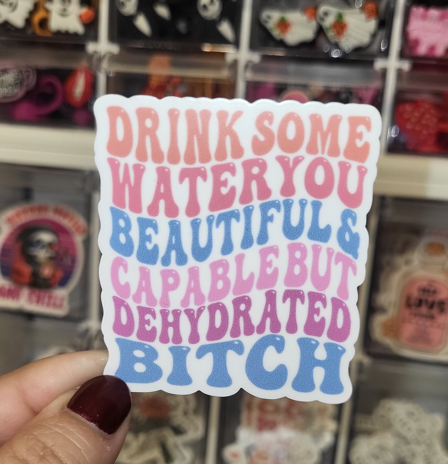 Drink Water Sticker