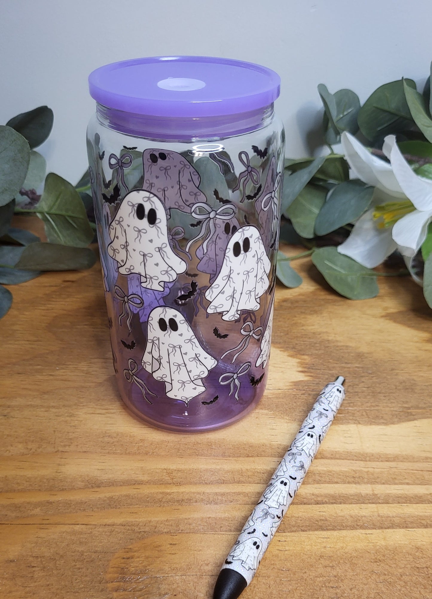 Ghosties & Bows 16oz Cup