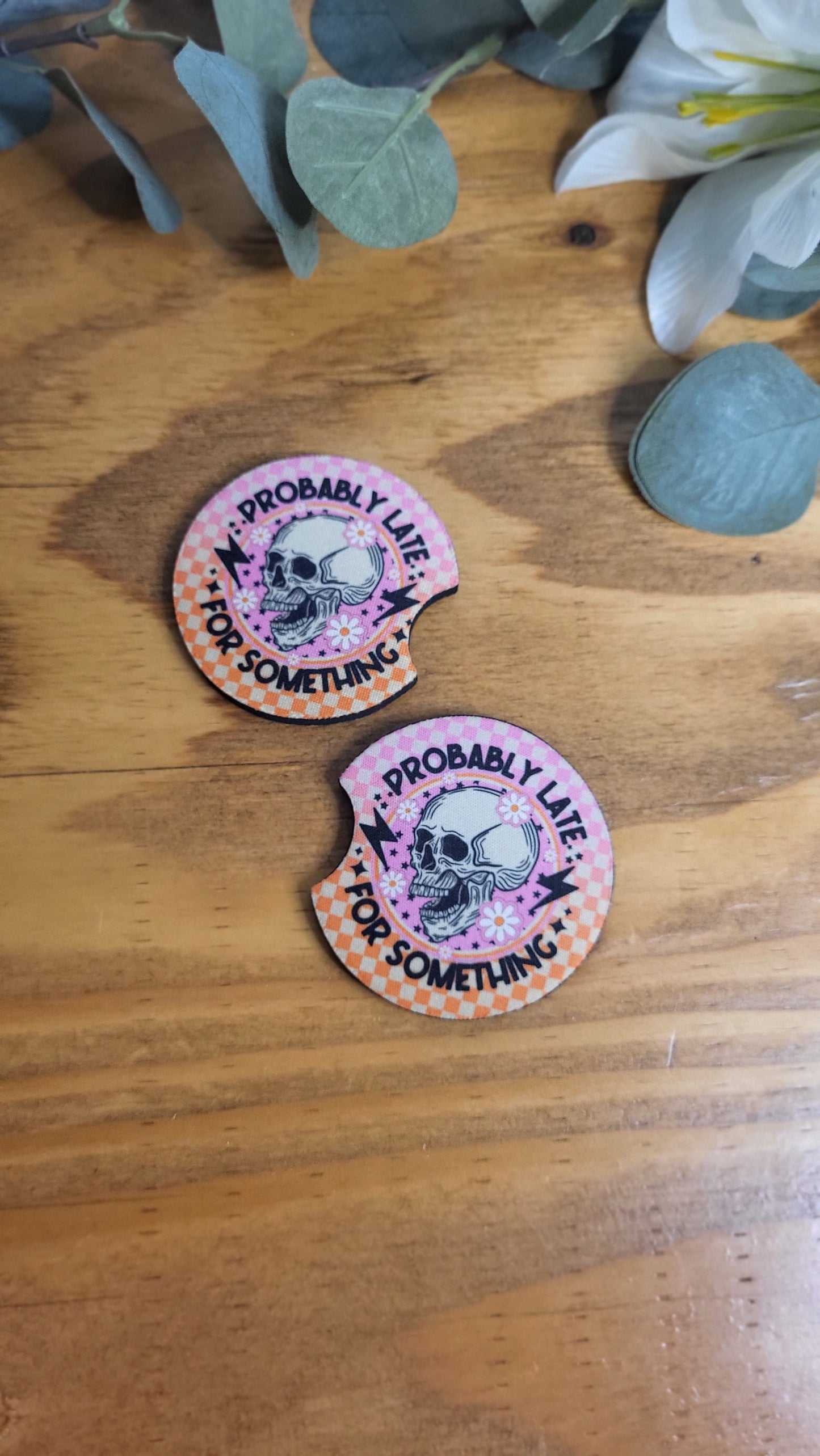Probably Late Car Coasters