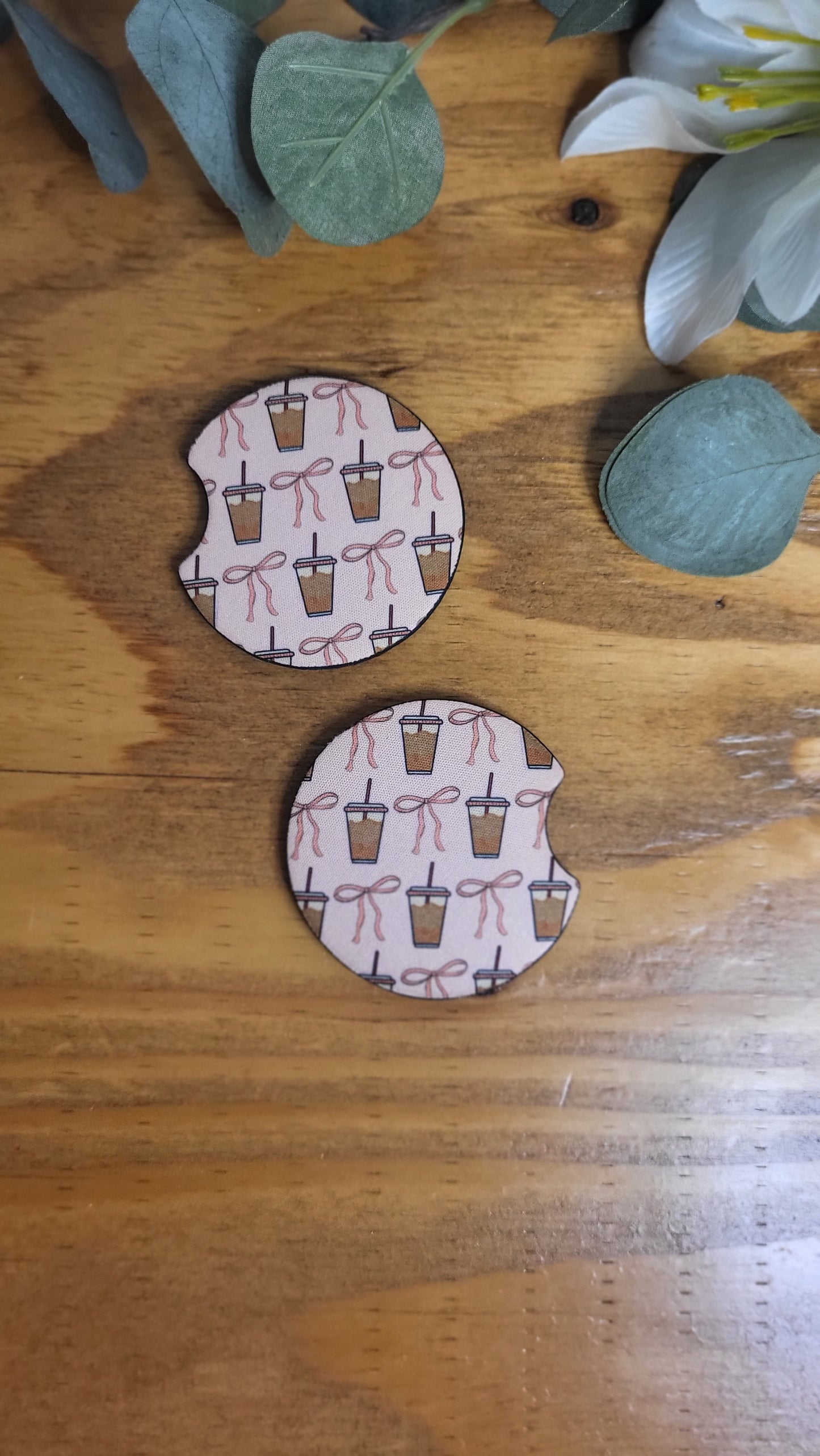 Coquette & Coffee Car Coasters
