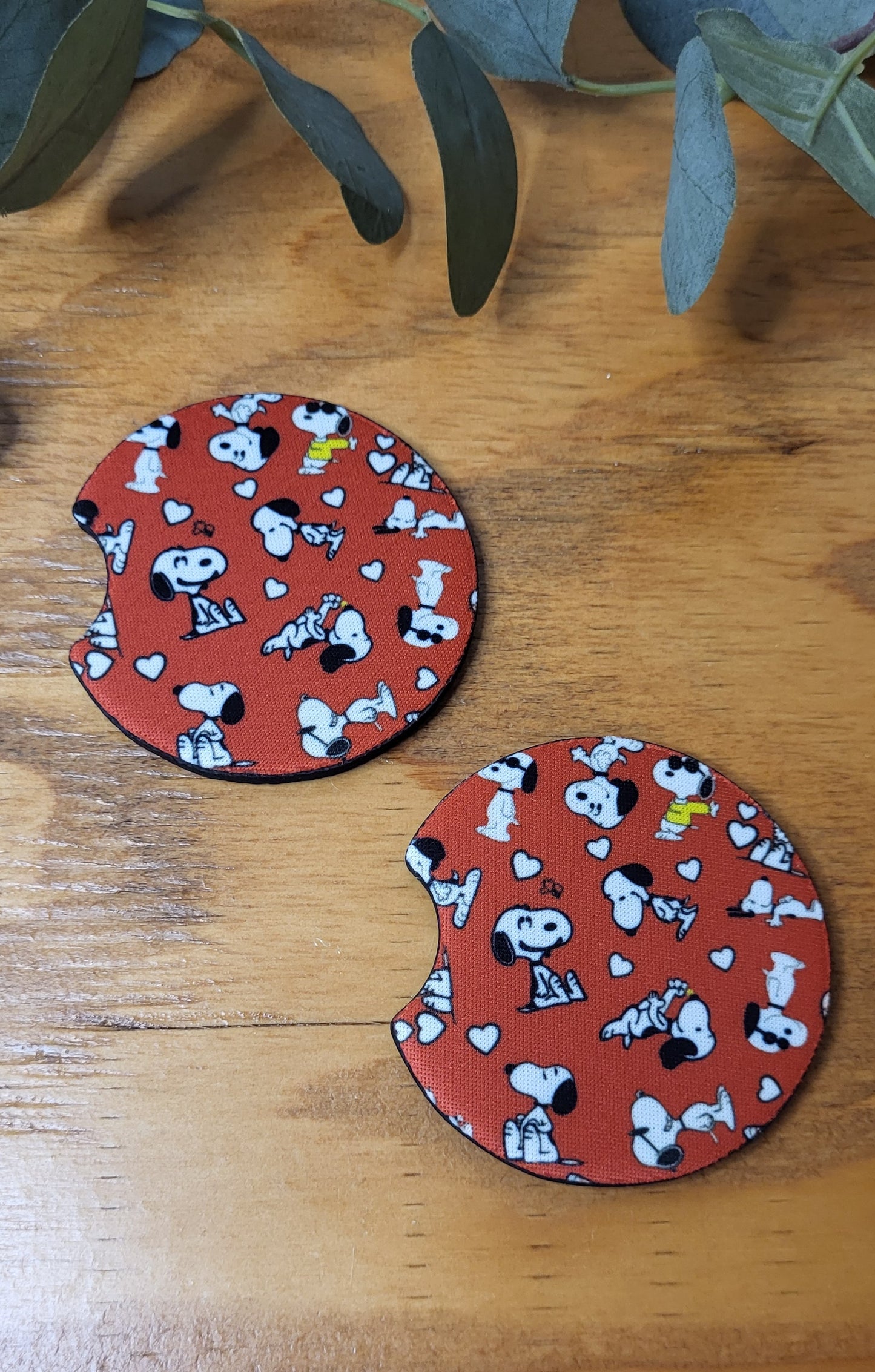 Cartoon Dog Car Coasters