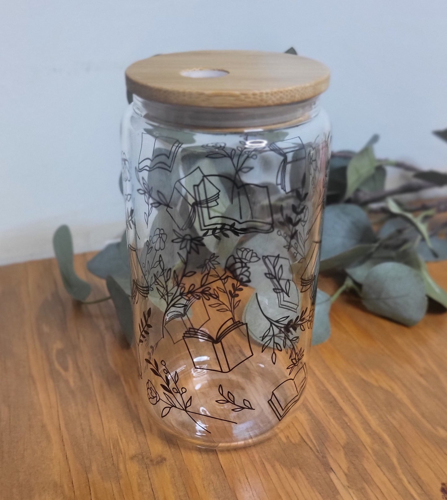 Book Outline 16oz Cup