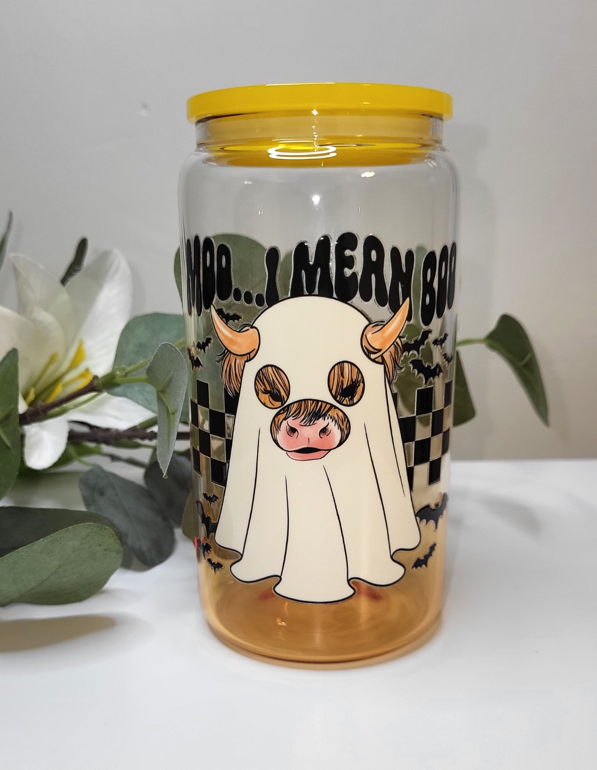 Ghostie Cow 16oz Cup