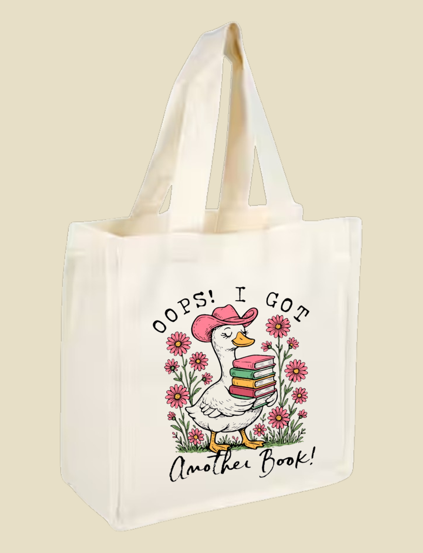 Oops Another Book Tote Bag