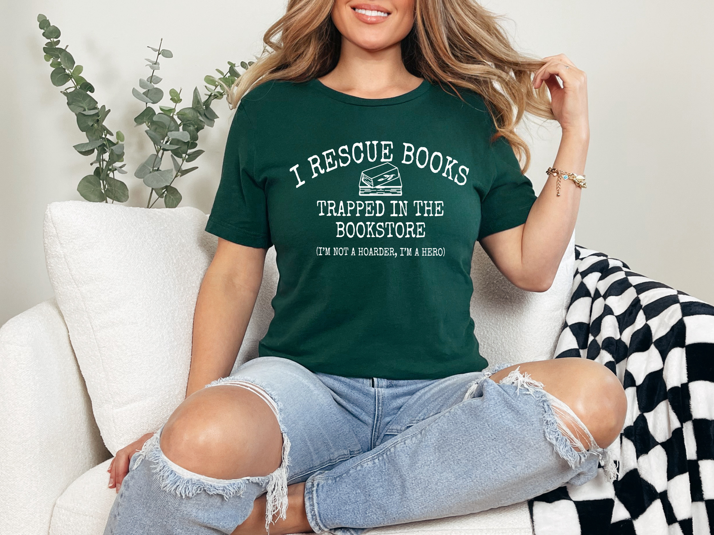 I Rescue Books T-shirt