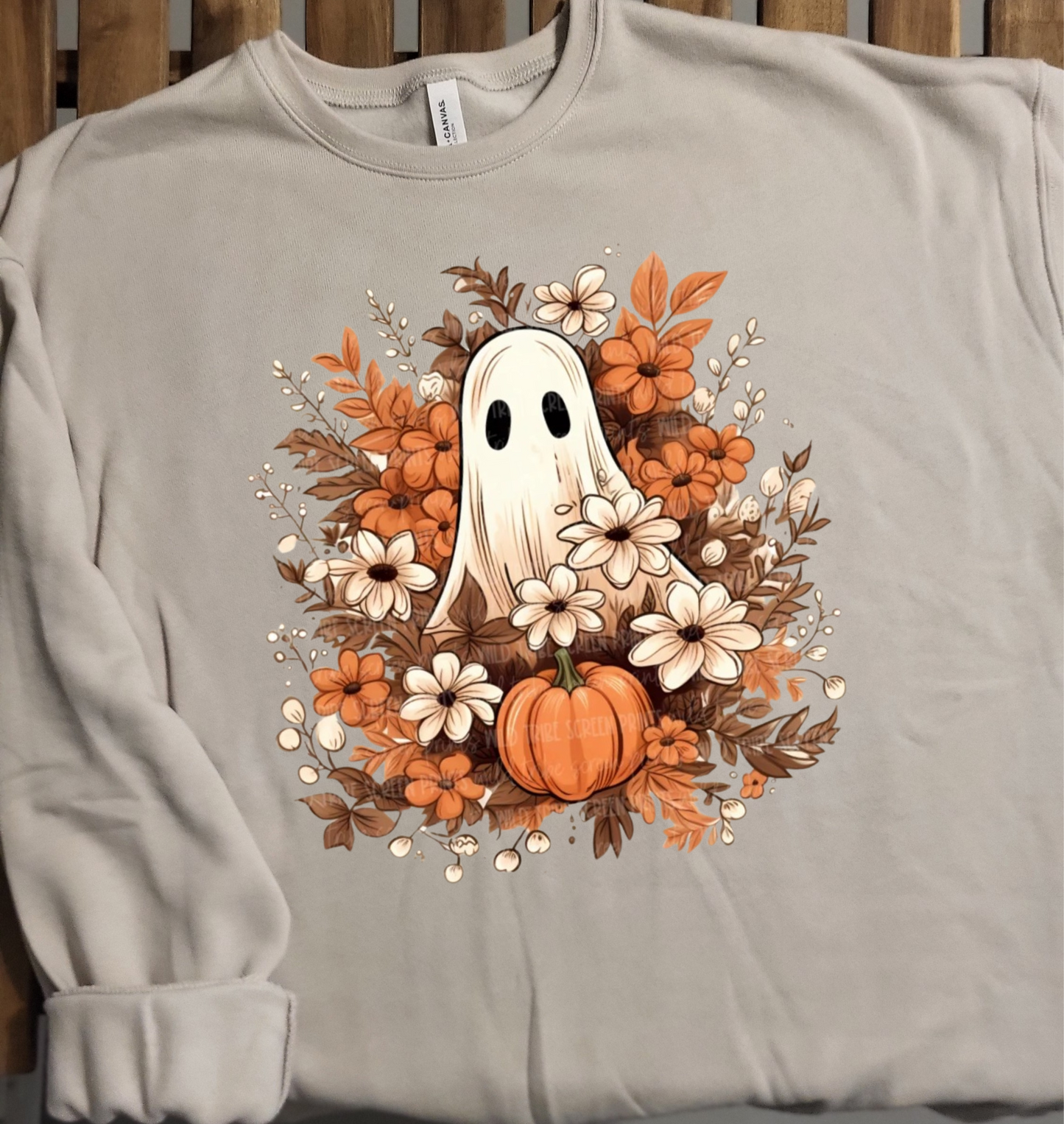 Floral Ghost Crewneck