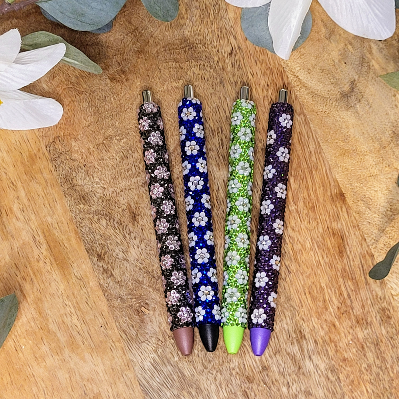 Flower Bling Pens