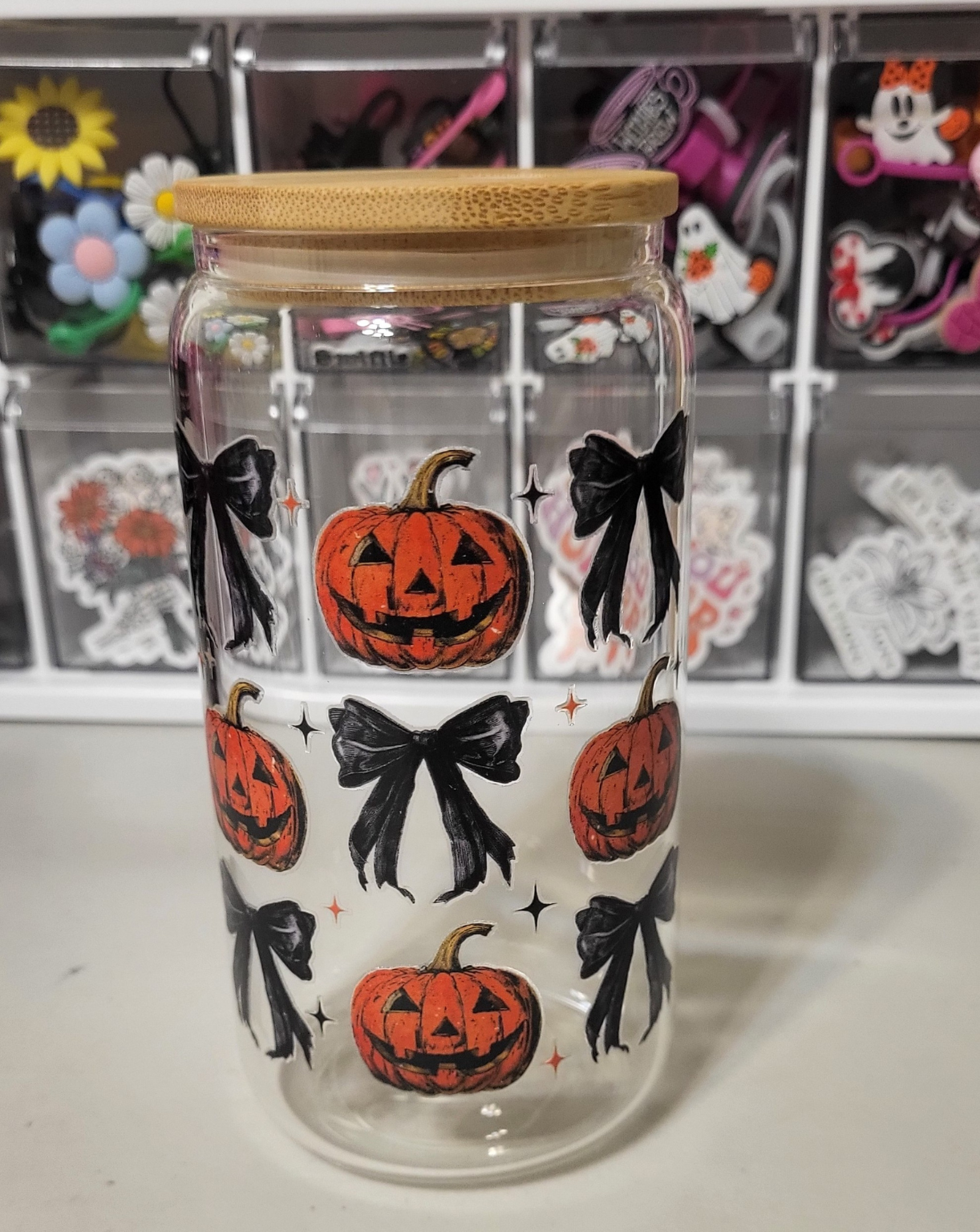 Pumpkins & Bows 16oz Cup