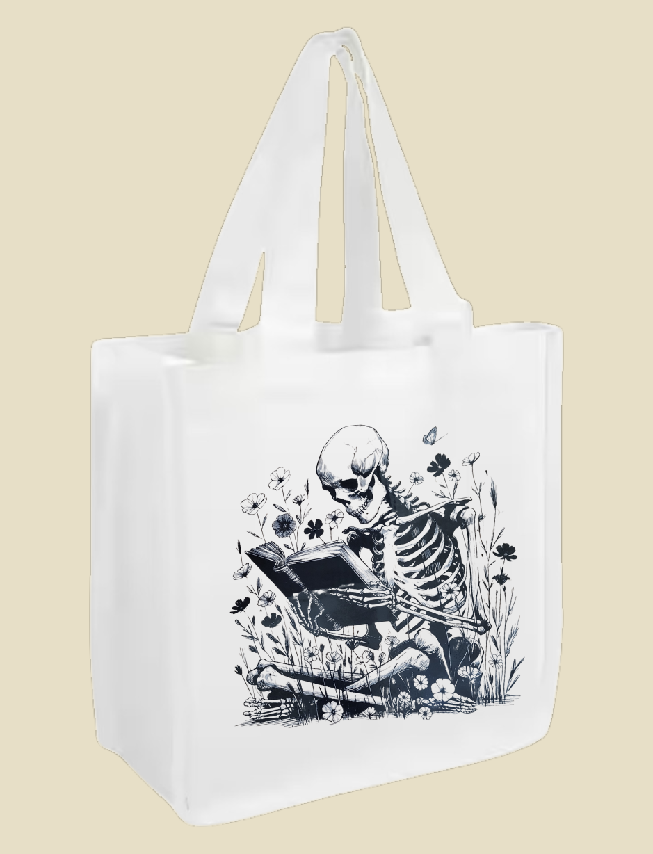 Skellie Reading Tote Bag