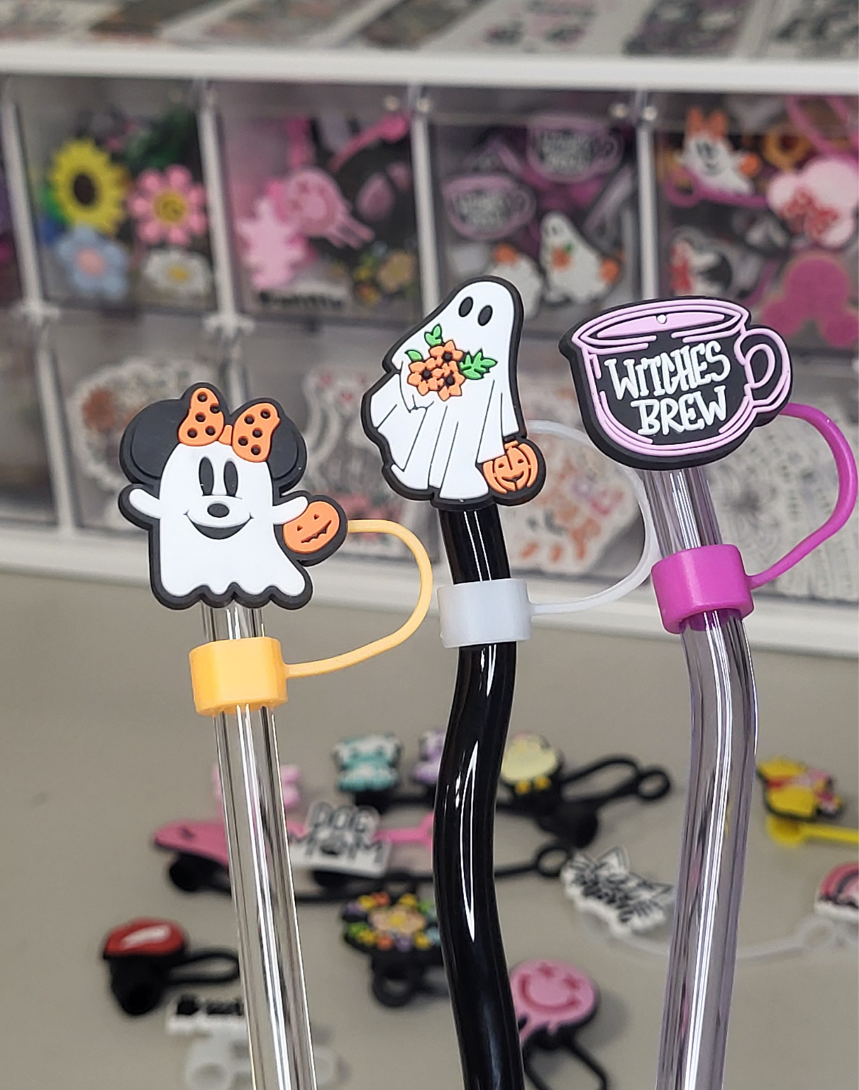 Halloween Straw Toppers