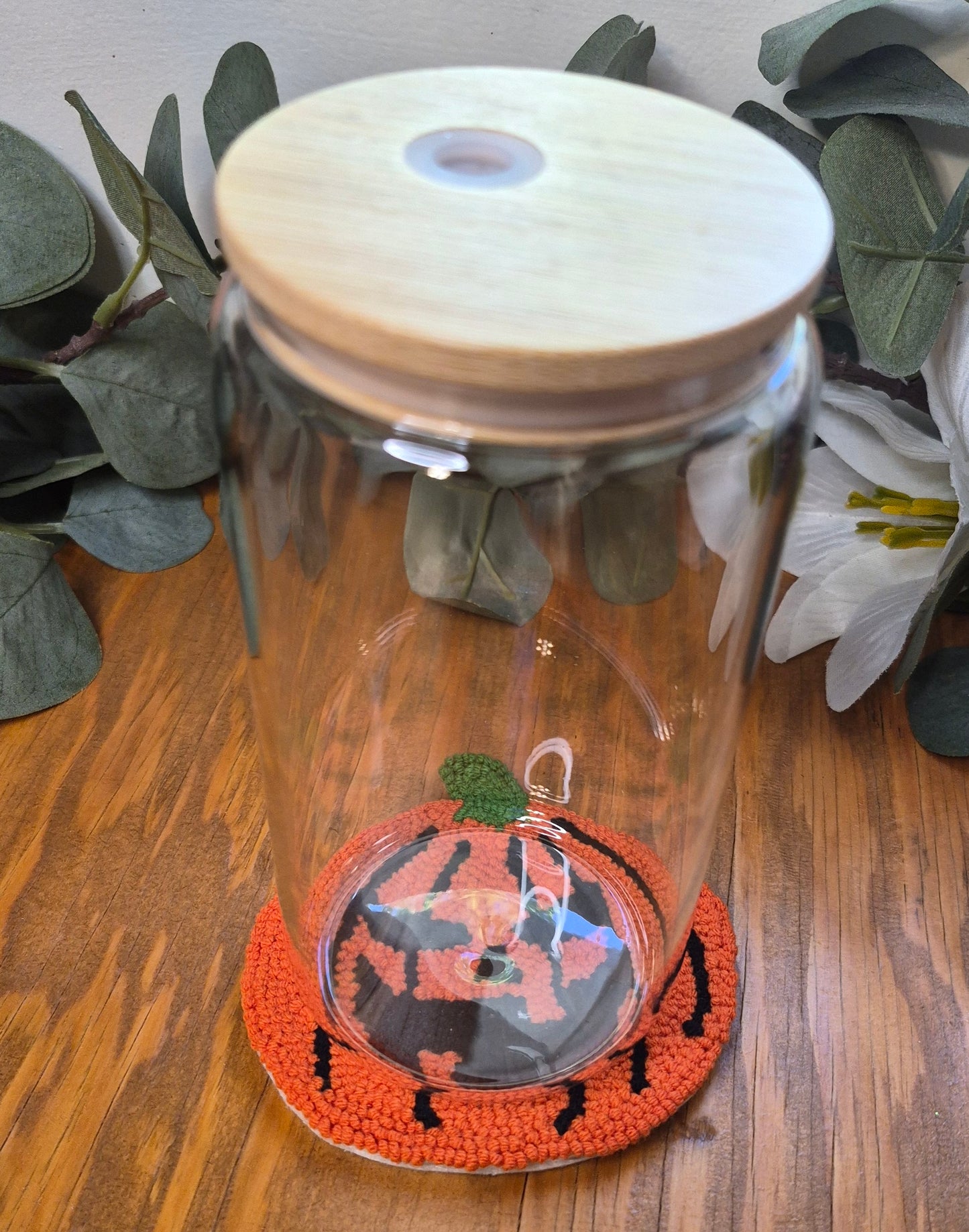 Pumpkin Mug Rug