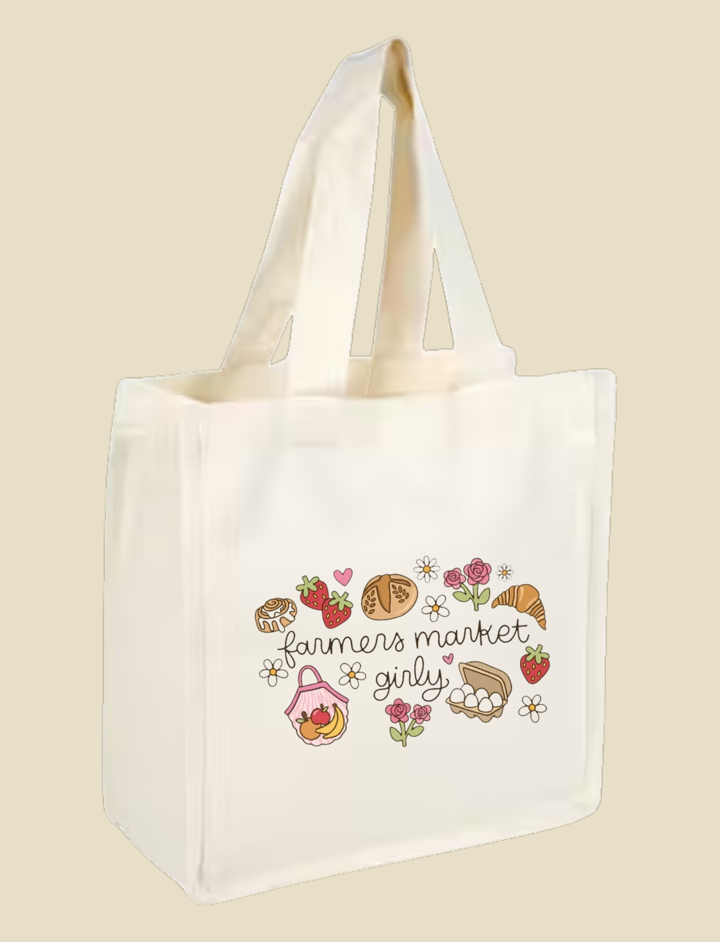 Farmers Market Girly Tote