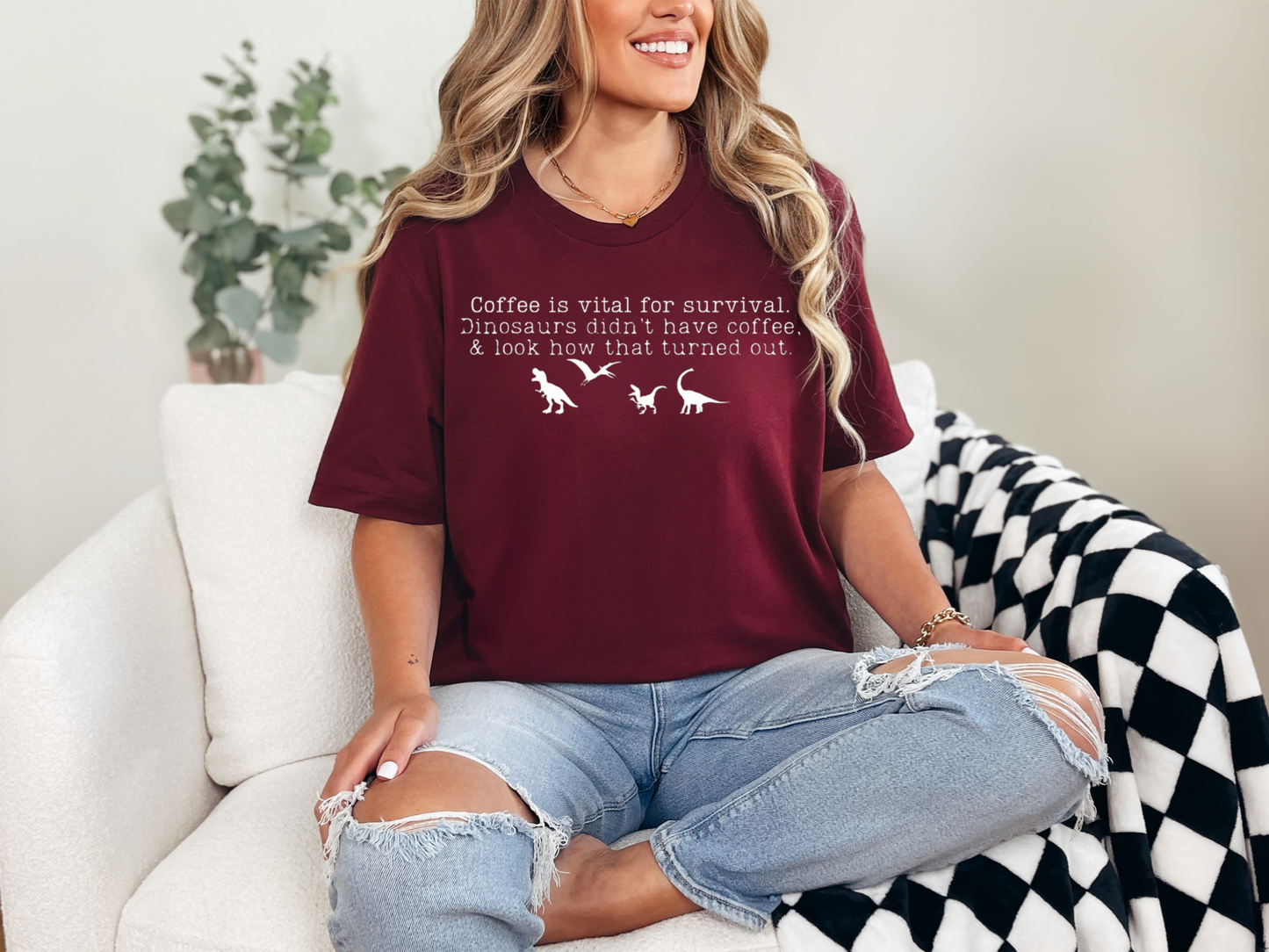 Coffee & Dinosaurs T-shirt