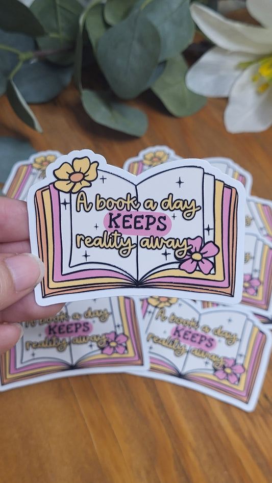 A Book a Day Sticker