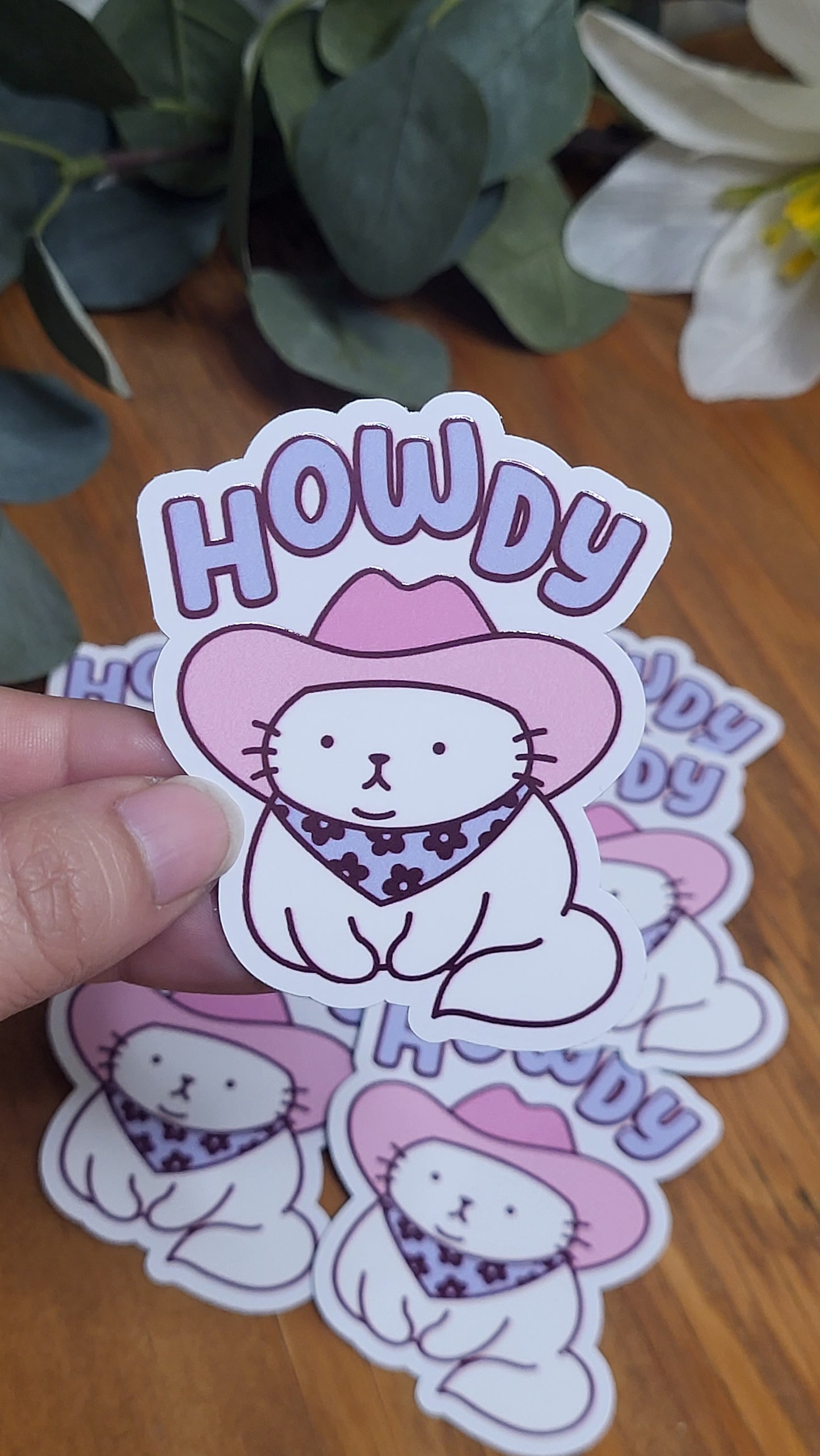 Howdy Sticker