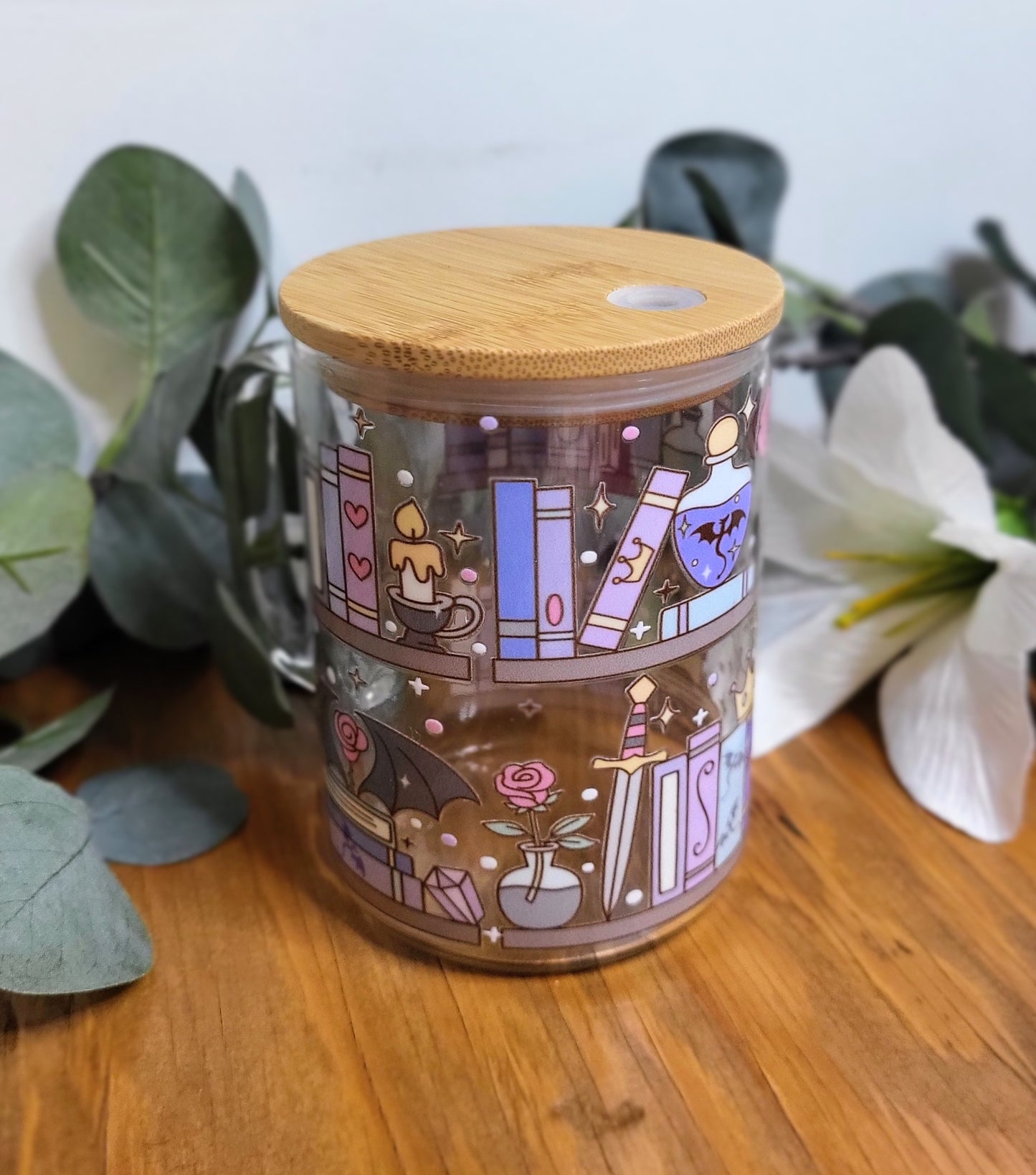 Fantasy Bookshelf 17oz Mug