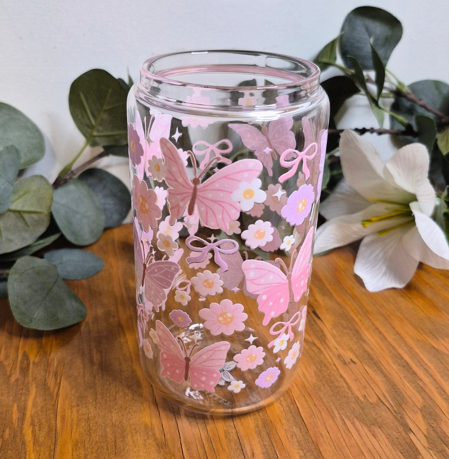 Pastel Butterfly 16oz Cup