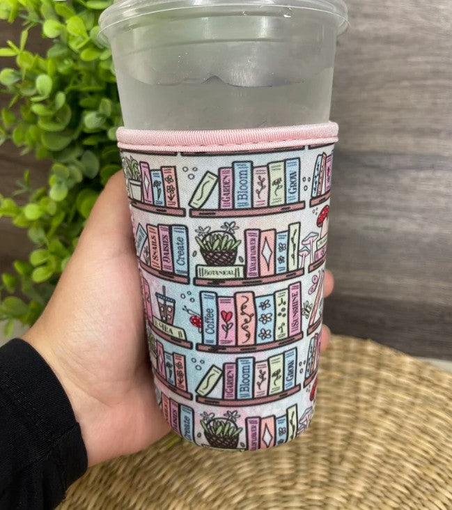 Bookshelf Coffee Sleeve