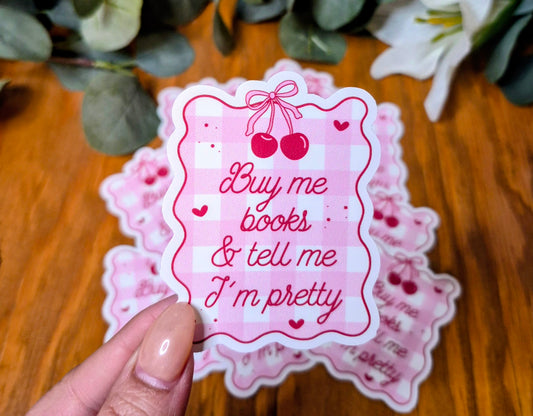 Buy Me Books Sticker