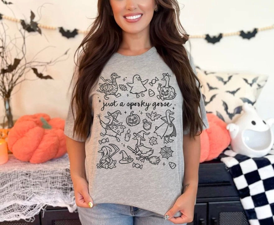 Just a Spooky Goose T-shirt